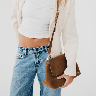 Miranda Suede Flap Crossbody-Crossbody Bag-Pretty Simple