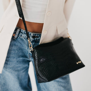 Crossbody Bag-Moira Croc Embossed Crossbody-Pretty Simple
