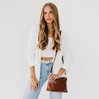 Crossbody Bag-Moira Croc Embossed Crossbody-Pretty Simple
