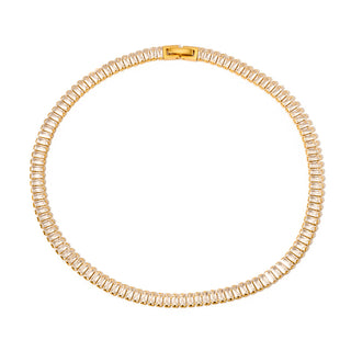 Dazed In Diamonds Choker Necklace - WATERPROOF Wholesale-Necklace-Pretty Simple