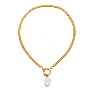 Mother Of Pearl Necklace WATERPROOF Wholesale-Necklace-Pretty Simple