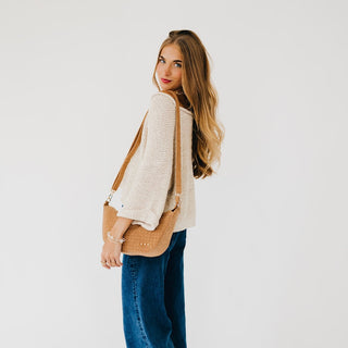 Paige Suede Woven Crossbody-Crossbody-Pretty Simple