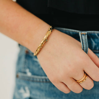 Pop of Sparkle Cuff Bangle - WATERPROOF-Bracelet-Pretty Simple
