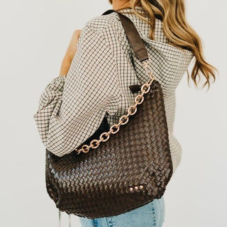 Sienna Slouchy Woven Shoulder Bag - TOP SELLER-Shoulder Bag-Pretty Simple