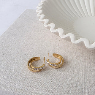 Stardust Hoop Earrings - WATERPROOF-Earrings-Pretty Simple