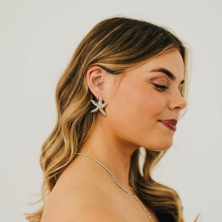 Starfish Earrings - WATERPROOF-Earrings-Pretty Simple