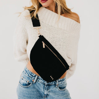 Suede Westlyn Woven Bum Bag-Bum Bag-Pretty Simple