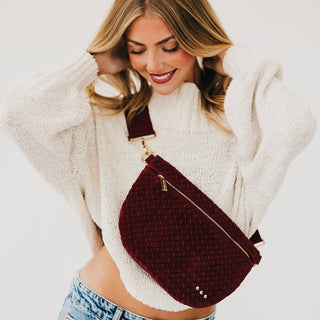 Suede Westlyn Woven Bum Bag-Bum Bag-Pretty Simple