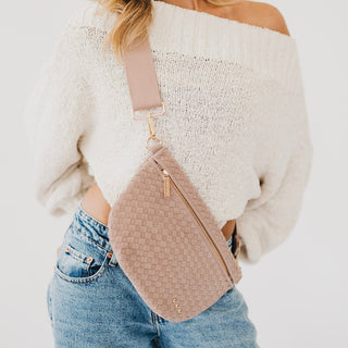 Suede Westlyn Woven Bum Bag-Bum Bag-Pretty Simple