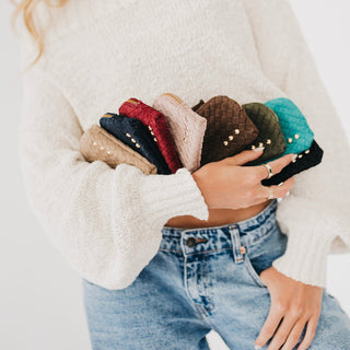 Suede Paris Card Wallet-Wallet-Pretty Simple