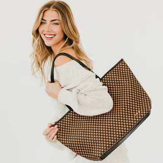 Woven Tiffany Organizer Tote Bag-Tote Bag-Pretty Simple