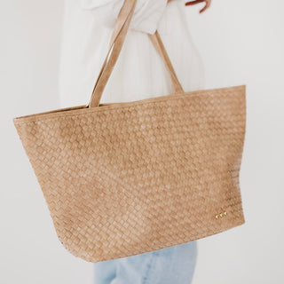 Woven Tiffany Organizer Tote Bag-Tote Bag-Pretty Simple