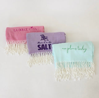 Toni Turkish Beach Towel-Accessories-Pretty Simple