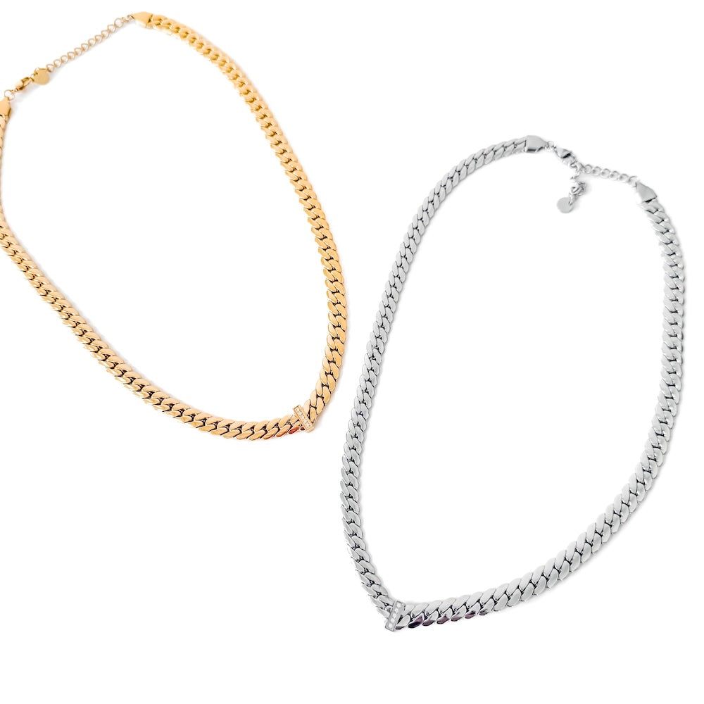 Victoria Diamond V Necklace WATERPROOF – Pretty Simple