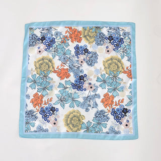Vera Floral Square Scarf-Hair Scarf-Pretty Simple