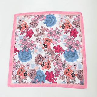 Vera Floral Square Scarf-Hair Scarf-Pretty Simple
