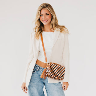Woven Willow Camera Crossbody Bag-Crossbody Bag-Pretty Simple