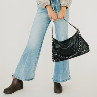 Woven Nikki Slouchy Shoulder Bag-Shoulder Bag-Pretty Simple
