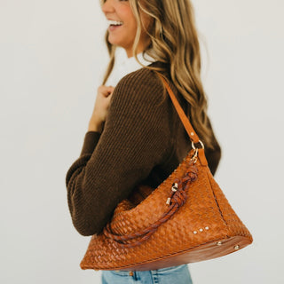 Woven Nikki Slouchy Shoulder Bag-Shoulder Bag-Pretty Simple