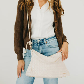 Woven Nikki Slouchy Shoulder Bag-Shoulder Bag-Pretty Simple