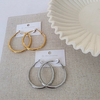 Y2K Classic Hoop Earring - WATERPROOF-Earrings-Pretty Simple