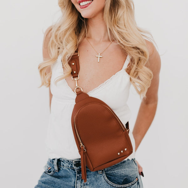 Jordan Crossbody Sling Bag | 100% Vegan Leather – Pretty Simple