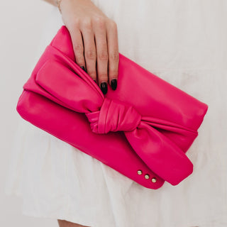 Billie Bow Clutch Crossbody Bag Wholesale-Clutch-Pretty Simple