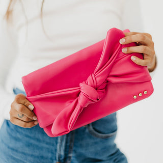 Billie Bow Clutch Crossbody Bag Wholesale-Clutch-Pretty Simple