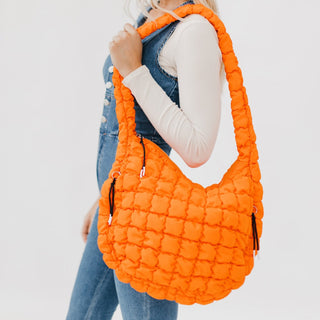 Carmen Quilted Hobo Tote Bag Wholesale-Tote Bag-Pretty Simple