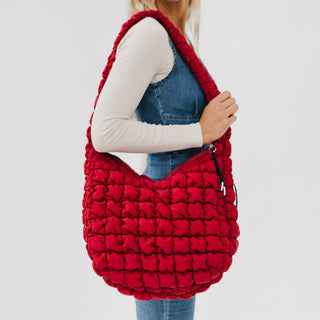 Carmen Quilted Hobo Tote Bag Wholesale-Tote Bag-Pretty Simple