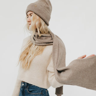 PREORDER - Cassidy Cashmere Wrap and Beanie Duo Wholesale-Scarf-Pretty Simple