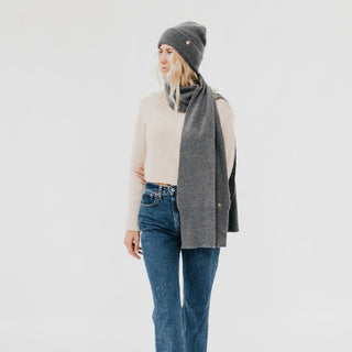 PREORDER - Cassidy Cashmere Wrap and Beanie Duo Wholesale-Scarf-Pretty Simple