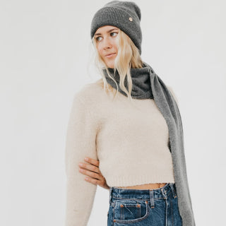 PREORDER - Cassidy Cashmere Wrap and Beanie Duo Wholesale-Scarf-Pretty Simple