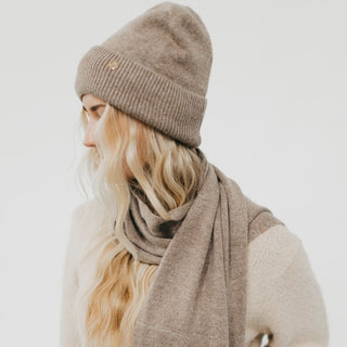 PREORDER - Cassidy Cashmere Wrap and Beanie Duo Wholesale-Scarf-Pretty Simple