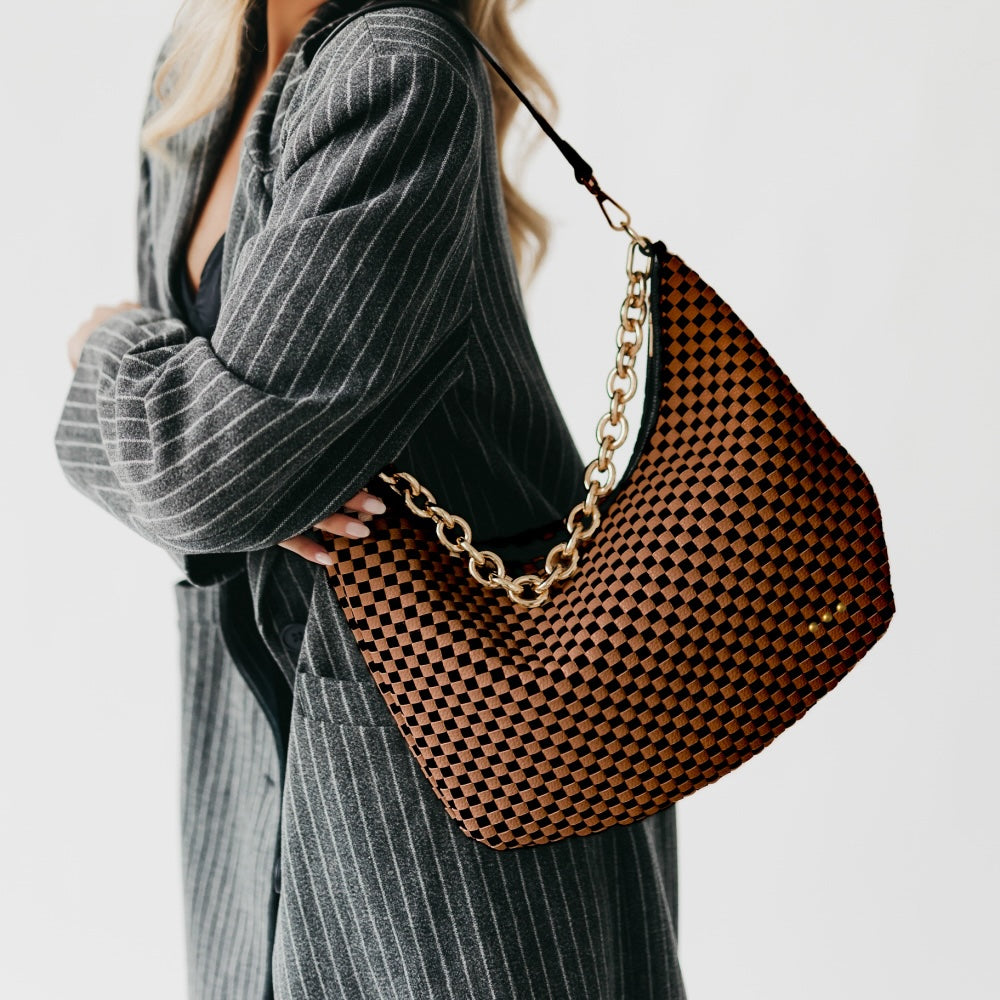 Sienna Slouchy Woven Shoulder Bag-Crossbody Bag-Pretty Simple