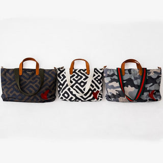 Chelsie Canvas Printed Tote - CAMO PREORDER!-Tote Bag-Pretty Simple