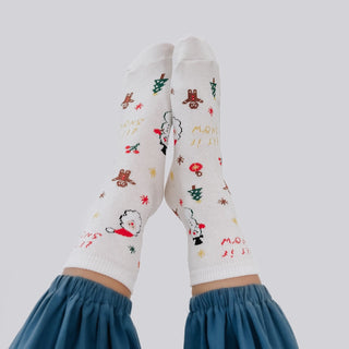 Holiday Spirit Christmas Socks-Socks-Pretty Simple