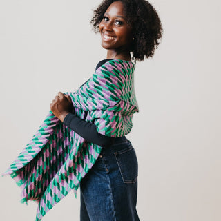 Cold Morning Houndstooth Scarf-Scarf-Pretty Simple