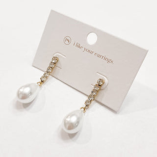 Crane Diamond Pearl Earrings WATERPROOF Wholesale-Earrings-Pretty Simple