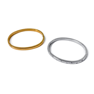 Crystal Hinged Bangle Bracelet - WATERPROOF-Bracelet-Pretty Simple