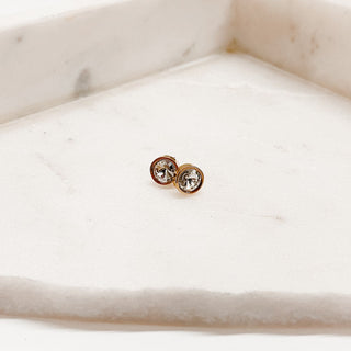 Daphine Diamond Stud Earrings - WATERPROOF-Earrings-Pretty Simple