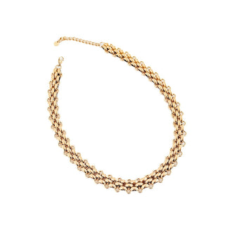 Elise Woven Chain Necklace - WATERPROOF-Necklace-Pretty Simple