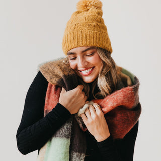 Fallon Fuzzy Beanie-Hat-Pretty Simple