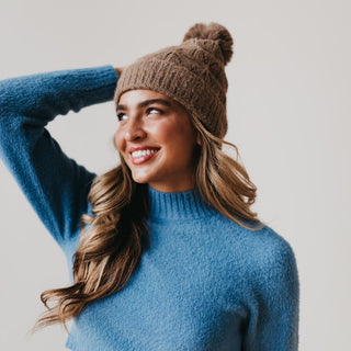 Fallon Fuzzy Beanie-Hat-Pretty Simple