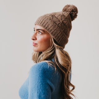 Fallon Fuzzy Beanie-Hat-Pretty Simple