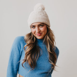 Fallon Fuzzy Beanie-Hat-Pretty Simple