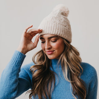 Fallon Fuzzy Beanie-Hat-Pretty Simple