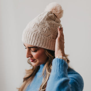 Fallon Fuzzy Beanie-Hat-Pretty Simple