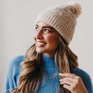 Fallon Fuzzy Beanie-Hat-Pretty Simple