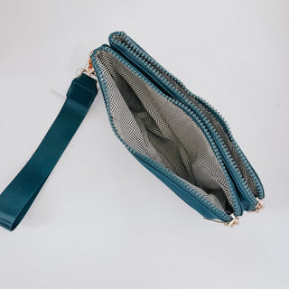 Cove Double Zip Nylon Wristlet Wallet Wholesale-Wallet-Pretty Simple